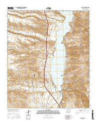 Caballo New Mexico Current topographic map, 1:24000 scale, 7.5 X 7.5 Minute, Year 2017