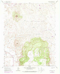 Cabezon Peak New Mexico Historical topographic map, 1:24000 scale, 7.5 X 7.5 Minute, Year 1961
