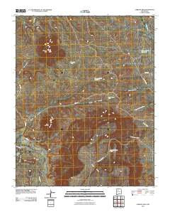 Cabezon Peak New Mexico Historical topographic map, 1:24000 scale, 7.5 X 7.5 Minute, Year 2010
