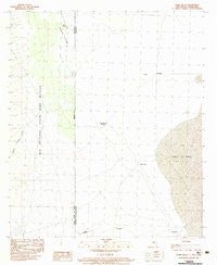 Cabin Wells New Mexico Historical topographic map, 1:24000 scale, 7.5 X 7.5 Minute, Year 1983