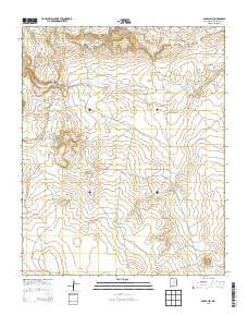 Cabra Hill New Mexico Historical topographic map, 1:24000 scale, 7.5 X 7.5 Minute, Year 2013