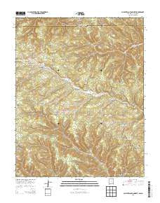 Caliente Canyon North New Mexico Historical topographic map, 1:24000 scale, 7.5 X 7.5 Minute, Year 2013