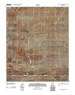 Camaleon Draw West New Mexico Historical topographic map, 1:24000 scale, 7.5 X 7.5 Minute, Year 2010