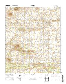 Camaleon Draw West New Mexico Historical topographic map, 1:24000 scale, 7.5 X 7.5 Minute, Year 2013