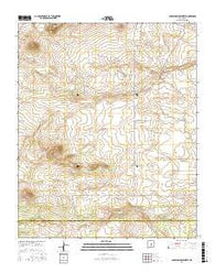 Camaleon Draw West New Mexico Current topographic map, 1:24000 scale, 7.5 X 7.5 Minute, Year 2017