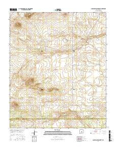 Camaleon Draw West New Mexico Current topographic map, 1:24000 scale, 7.5 X 7.5 Minute, Year 2017