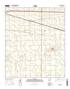 Cambray New Mexico Current topographic map, 1:24000 scale, 7.5 X 7.5 Minute, Year 2017