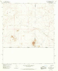 Camel Mountain New Mexico Historical topographic map, 1:24000 scale, 7.5 X 7.5 Minute, Year 1965