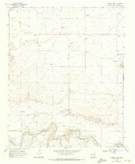 Cammak Camp New Mexico Historical topographic map, 1:24000 scale, 7.5 X 7.5 Minute, Year 1968