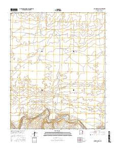 Cammak Camp New Mexico Current topographic map, 1:24000 scale, 7.5 X 7.5 Minute, Year 2017