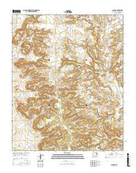 Campana New Mexico Current topographic map, 1:24000 scale, 7.5 X 7.5 Minute, Year 2017