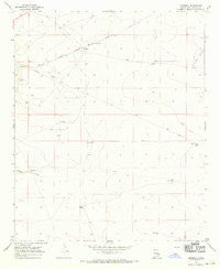 Campbell New Mexico Historical topographic map, 1:24000 scale, 7.5 X 7.5 Minute, Year 1967