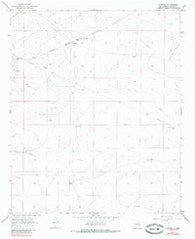 Campbell New Mexico Historical topographic map, 1:24000 scale, 7.5 X 7.5 Minute, Year 1967