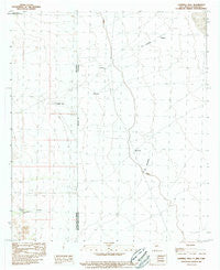 Campbell Well New Mexico Historical topographic map, 1:24000 scale, 7.5 X 7.5 Minute, Year 1983