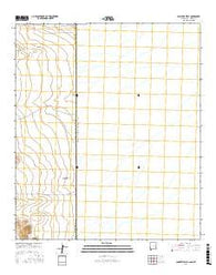 Campbell Well New Mexico Current topographic map, 1:24000 scale, 7.5 X 7.5 Minute, Year 2017