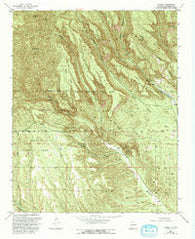 Canada New Mexico Historical topographic map, 1:24000 scale, 7.5 X 7.5 Minute, Year 1953
