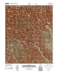 Canada New Mexico Historical topographic map, 1:24000 scale, 7.5 X 7.5 Minute, Year 2011