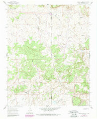 Canada Calladita New Mexico Historical topographic map, 1:24000 scale, 7.5 X 7.5 Minute, Year 1961