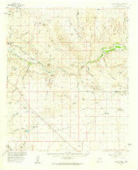 Canador Peak New Mexico Historical topographic map, 1:62500 scale, 15 X 15 Minute, Year 1959