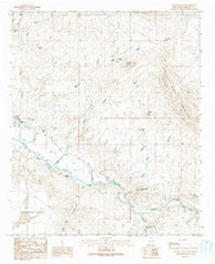 Canador Peak New Mexico Historical topographic map, 1:24000 scale, 7.5 X 7.5 Minute, Year 1990
