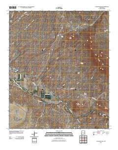 Canador Peak New Mexico Historical topographic map, 1:24000 scale, 7.5 X 7.5 Minute, Year 2010
