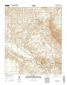 Canador Peak New Mexico Historical topographic map, 1:24000 scale, 7.5 X 7.5 Minute, Year 2013