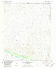 Canal Creek New Mexico Historical topographic map, 1:24000 scale, 7.5 X 7.5 Minute, Year 1983