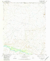 Canal Creek New Mexico Historical topographic map, 1:24000 scale, 7.5 X 7.5 Minute, Year 1983