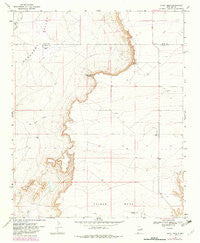 Candy Mesa New Mexico Historical topographic map, 1:24000 scale, 7.5 X 7.5 Minute, Year 1968