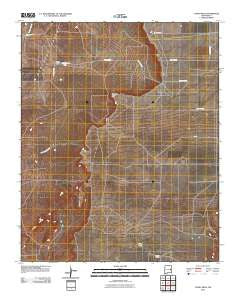 Candy Mesa New Mexico Historical topographic map, 1:24000 scale, 7.5 X 7.5 Minute, Year 2010