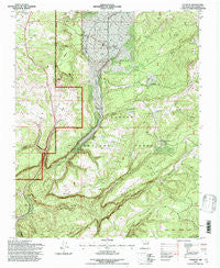 Canjilon New Mexico Historical topographic map, 1:24000 scale, 7.5 X 7.5 Minute, Year 1995