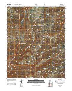 Canjilon New Mexico Historical topographic map, 1:24000 scale, 7.5 X 7.5 Minute, Year 2011