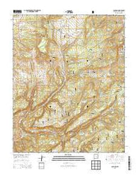 Canjilon New Mexico Historical topographic map, 1:24000 scale, 7.5 X 7.5 Minute, Year 2013