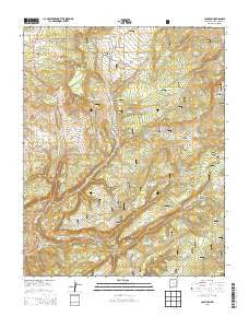 Canjilon New Mexico Historical topographic map, 1:24000 scale, 7.5 X 7.5 Minute, Year 2013