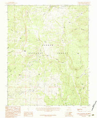 Canjilon Mountain New Mexico Historical topographic map, 1:24000 scale, 7.5 X 7.5 Minute, Year 1983