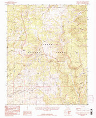 Canjilon Mountain New Mexico Historical topographic map, 1:24000 scale, 7.5 X 7.5 Minute, Year 1983