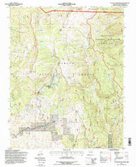 Canjilon Mountain New Mexico Historical topographic map, 1:24000 scale, 7.5 X 7.5 Minute, Year 1995