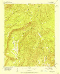 Canjilon SE New Mexico Historical topographic map, 1:24000 scale, 7.5 X 7.5 Minute, Year 1953