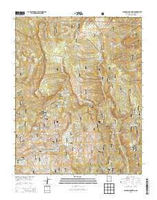Canjilon Mountain New Mexico Current topographic map, 1:24000 scale, 7.5 X 7.5 Minute, Year 2013