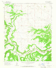 Canon Ancho New Mexico Historical topographic map, 1:24000 scale, 7.5 X 7.5 Minute, Year 1964
