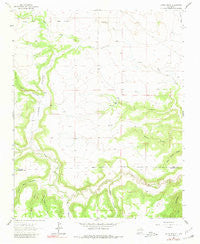 Canon Ancho New Mexico Historical topographic map, 1:24000 scale, 7.5 X 7.5 Minute, Year 1964