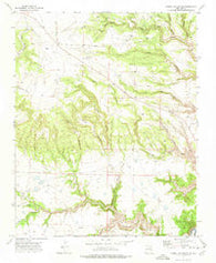 Canon Las Cuevas New Mexico Historical topographic map, 1:24000 scale, 7.5 X 7.5 Minute, Year 1971