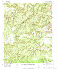 Canon Olguin New Mexico Historical topographic map, 1:24000 scale, 7.5 X 7.5 Minute, Year 1971