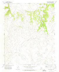 Canon Pedroso New Mexico Historical topographic map, 1:24000 scale, 7.5 X 7.5 Minute, Year 1971