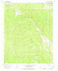 Canon Plaza New Mexico Historical topographic map, 1:24000 scale, 7.5 X 7.5 Minute, Year 1963