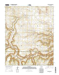 Canon Ancho New Mexico Historical topographic map, 1:24000 scale, 7.5 X 7.5 Minute, Year 2013