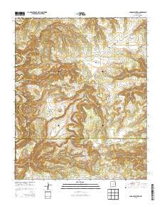 Canon Encierro New Mexico Historical topographic map, 1:24000 scale, 7.5 X 7.5 Minute, Year 2013