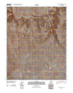 Canon Pedroso New Mexico Historical topographic map, 1:24000 scale, 7.5 X 7.5 Minute, Year 2010