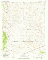 Canoncito School New Mexico Historical topographic map, 1:24000 scale, 7.5 X 7.5 Minute, Year 1954