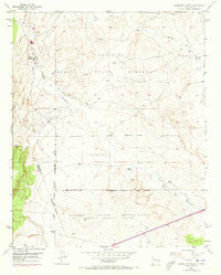 Canoncito School New Mexico Historical topographic map, 1:24000 scale, 7.5 X 7.5 Minute, Year 1954